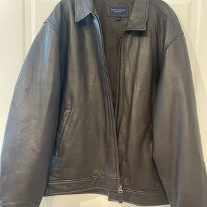 Daniel cremieaux collection leather jacket